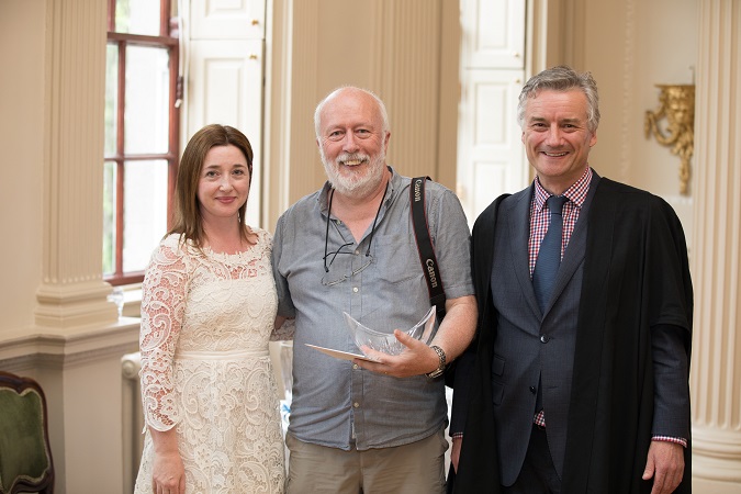 Ms. Jade Concannon, Dr John Rochford, School of Natural Sciences & The Provost. 